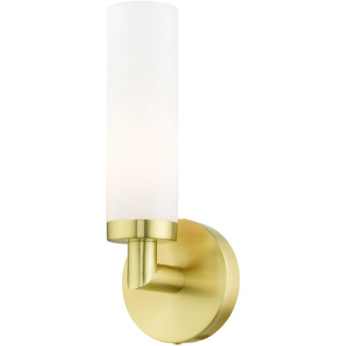 10103-12 1 Light Satin Brass ADA Single Sconce-Lighting LumensWall Sconces