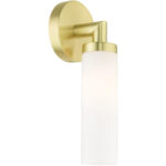 10103-12 1 Light Satin Brass ADA Single Sconce-Lighting LumensWall Sconces