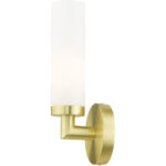 10103-12 1 Light Satin Brass ADA Single Sconce-Lighting LumensWall Sconces