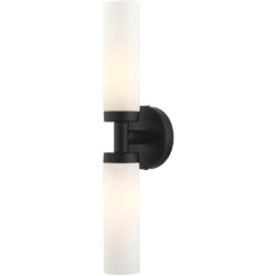 10104-04 2 Light Black ADA Vanity Sconce-Lighting LumensWall Sconces