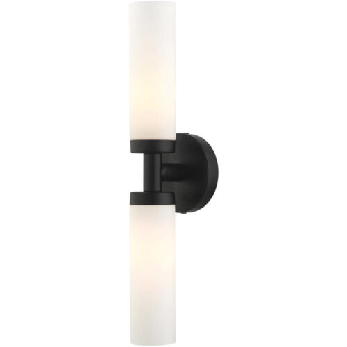 10104-04 2 Light Black ADA Vanity Sconce-Lighting LumensWall Sconces