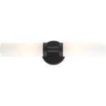 10104-04 2 Light Black ADA Vanity Sconce-Lighting LumensWall Sconces