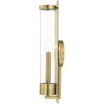 10142-01 1 Light Antique Brass ADA Single Sconce-Lighting LumensWall Sconces