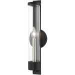 10142-04 1 Light Black ADA Single Sconce-Lighting LumensWall Sconces