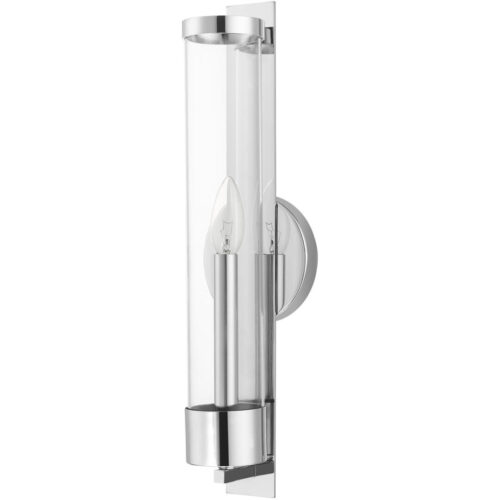 10142-05 1 Light Polished Chrome ADA Single Sconce-Lighting LumensWall Sconces