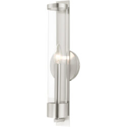 10142-91 1 Light Brushed Nickel ADA Single Sconce-Lighting LumensWall Sconces