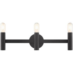 10343-04 3 Light Black ADA Vanity Sconce-Lighting LumensWall Sconces