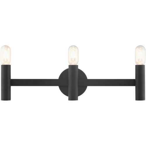 10343-04 3 Light Black ADA Vanity Sconce-Lighting LumensWall Sconces