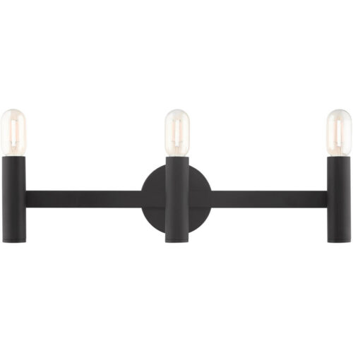 10343-04 3 Light Black ADA Vanity Sconce-Lighting LumensWall Sconces