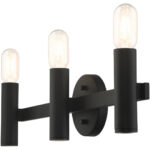 10343-04 3 Light Black ADA Vanity Sconce-Lighting LumensWall Sconces