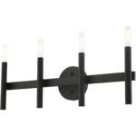 10344-04 4 Light Black ADA Vanity Sconce-Lighting LumensWall Sconces