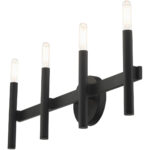 10344-04 4 Light Black ADA Vanity Sconce-Lighting LumensWall Sconces