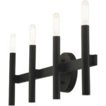 10344-04 4 Light Black ADA Vanity Sconce-Lighting LumensWall Sconces