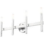 10344-05 4 Light Polished Chrome ADA Vanity Sconce-Lighting LumensWall Sconces