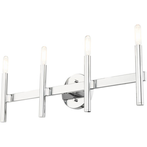 10344-05 4 Light Polished Chrome ADA Vanity Sconce-Lighting LumensWall Sconces