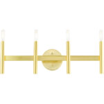 10344-12 4 Light Satin Brass ADA Vanity Sconce-Lighting LumensWall Sconces