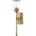 10511-01 1 Light Antique Brass Single Sconce-Lighting LumensWall Sconces