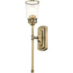 10511-01 1 Light Antique Brass Single Sconce-Lighting LumensWall Sconces