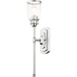 10511-05 1 Light Polished Chrome Single Sconce-Lighting LumensWall Sconces