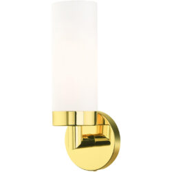 15071-02 1 Light Polished Brass ADA Single Sconce-Lighting LumensWall Sconces