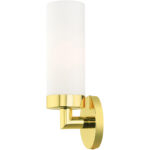 15071-02 1 Light Polished Brass ADA Single Sconce-Lighting LumensWall Sconces