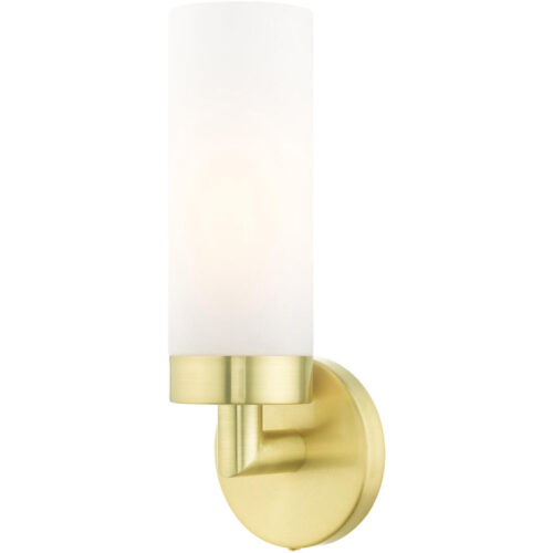 15071-12 1 Light Satin Brass ADA Single Sconce-Lighting LumensWall Sconces