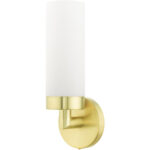 15071-12 1 Light Satin Brass ADA Single Sconce-Lighting LumensWall Sconces