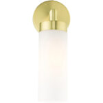 15071-12 1 Light Satin Brass ADA Single Sconce-Lighting LumensWall Sconces