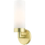 15071-12 1 Light Satin Brass ADA Single Sconce-Lighting LumensWall Sconces