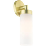 15071-12 1 Light Satin Brass ADA Single Sconce-Lighting LumensWall Sconces