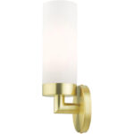 15071-12 1 Light Satin Brass ADA Single Sconce-Lighting LumensWall Sconces