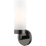 15071-46 1 Light Black Chrome ADA Single Sconce-Lighting LumensWall Sconces