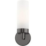 15071-46 1 Light Black Chrome ADA Single Sconce-Lighting LumensWall Sconces