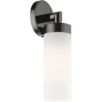 15071-46 1 Light Black Chrome ADA Single Sconce-Lighting LumensWall Sconces