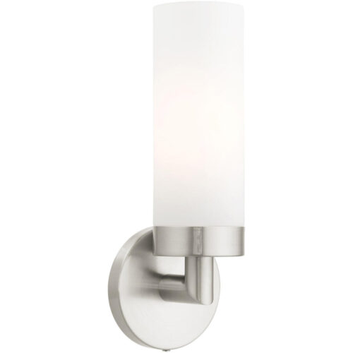 15071-91 1 Light Brushed Nickel ADA Single Sconce-Lighting LumensWall Sconces