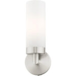 15071-91 1 Light Brushed Nickel ADA Single Sconce-Lighting LumensWall Sconces