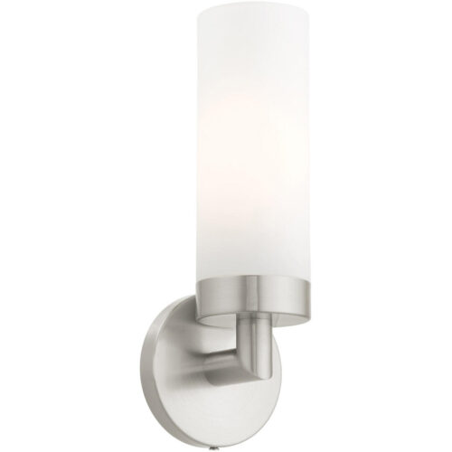 15071-91 1 Light Brushed Nickel ADA Single Sconce-Lighting LumensWall Sconces