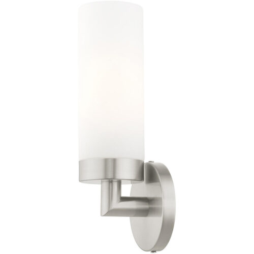 15071-91 1 Light Brushed Nickel ADA Single Sconce-Lighting LumensWall Sconces