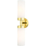 15072-02 2 Light Polished Brass ADA Vanity Sconce-Lighting LumensWall Sconces