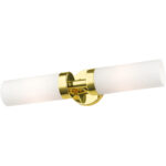 15072-02 2 Light Polished Brass ADA Vanity Sconce-Lighting LumensWall Sconces