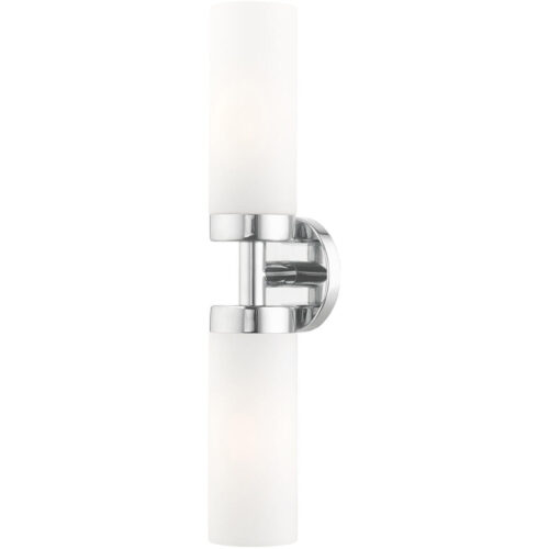 15072-05 2 Light Polished Chrome ADA Vanity Sconce-Lighting LumensWall Sconces