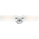 15072-05 2 Light Polished Chrome ADA Vanity Sconce-Lighting LumensWall Sconces