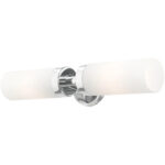 15072-05 2 Light Polished Chrome ADA Vanity Sconce-Lighting LumensWall Sconces