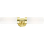 15072-12 2 Light Satin Brass ADA Vanity Sconce-Lighting LumensWall Sconces