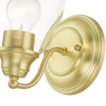 15131-12 1 Light Satin  Brass Vanity Sconce-Lighting LumensWall Sconces