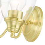 15132-12 2 Light Satin Brass Vanity Sconce-Lighting LumensWall Sconces