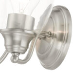 15132-91 2 Light Brushed Nickel Vanity Sconce-Lighting LumensWall Sconces