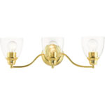 15133-02 3 Light Polished Brass Vanity Sconce-Lighting LumensWall Sconces