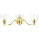 15133-02 3 Light Polished Brass Vanity Sconce-Lighting LumensWall Sconces