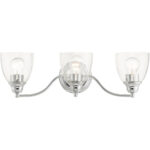 15133-05 3 Light Polished Chrome Vanity Sconce-Lighting LumensWall Sconces